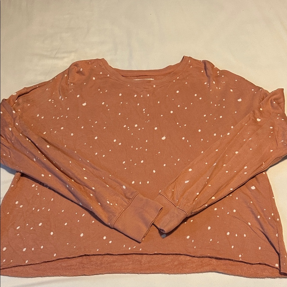 Thread & Supply Polka Dot Shirt Size Small